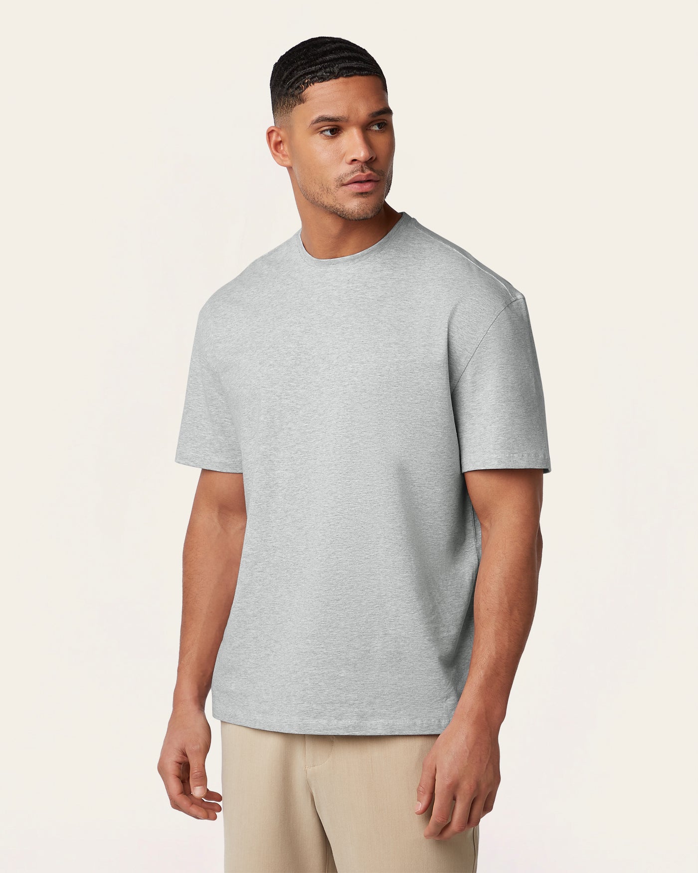 Relaxed T-shirt Light Grey