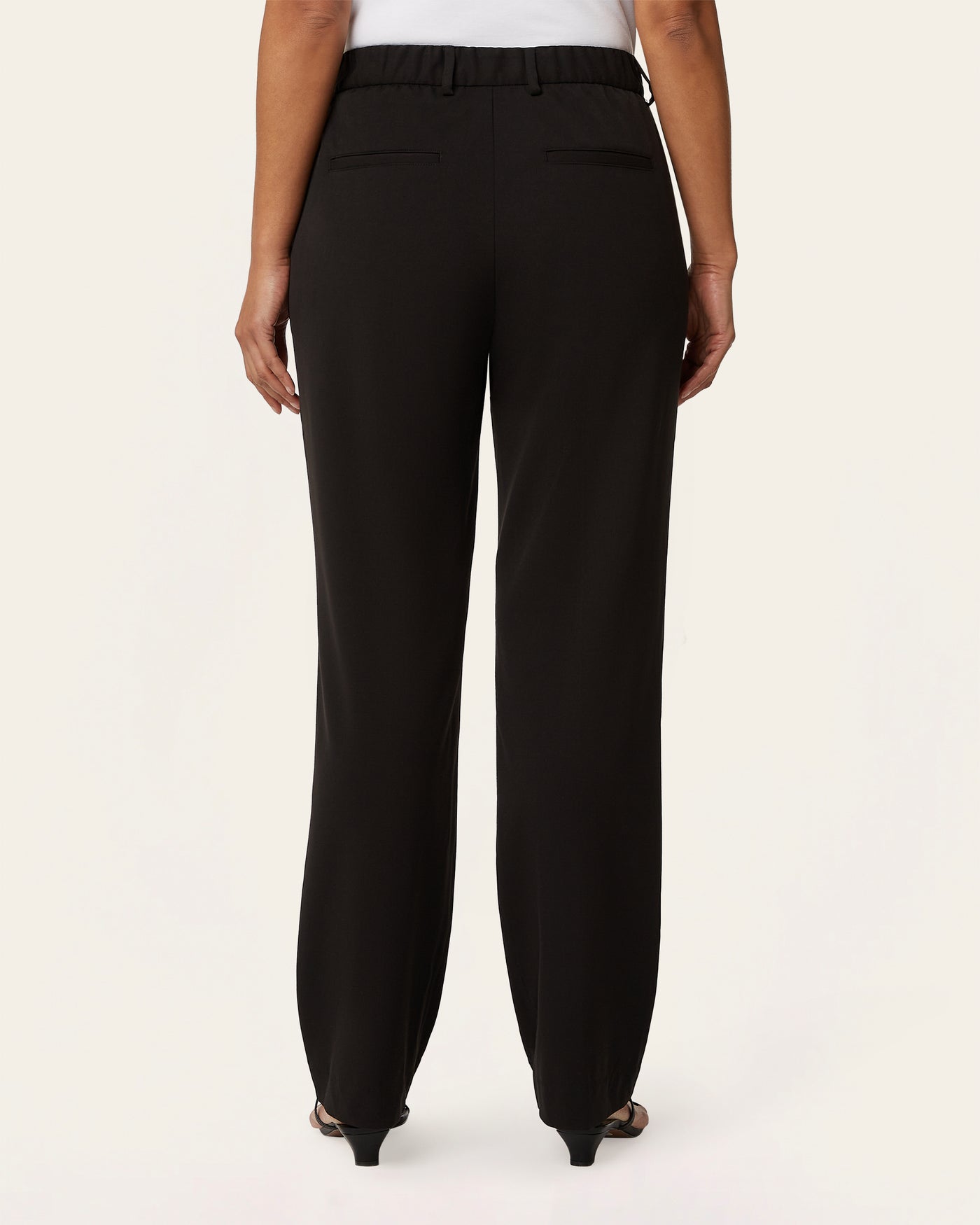 Straight Signature pants - Black