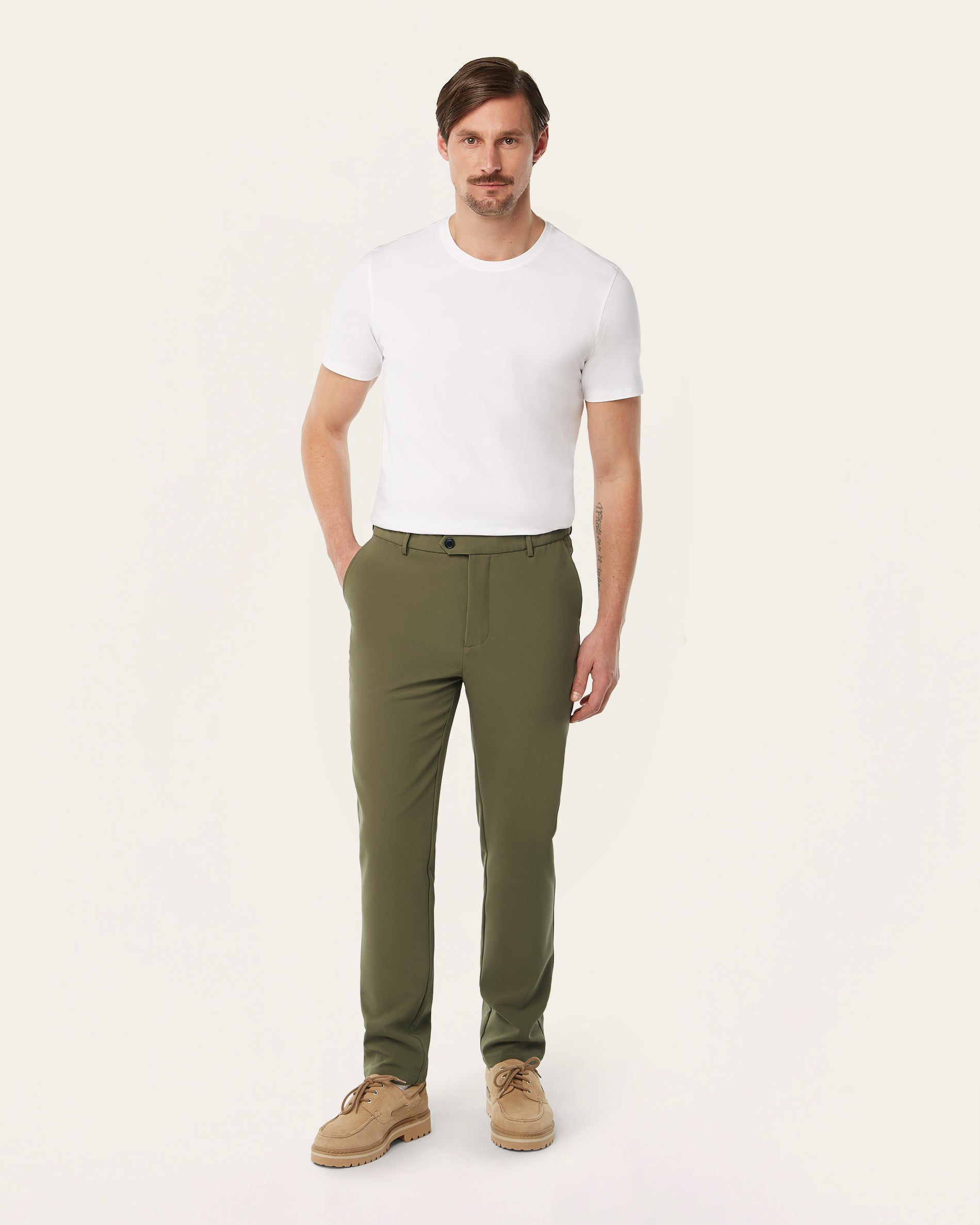 Regular Classic Pants Olive